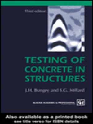 cover image of Testing of Concrete in Structures